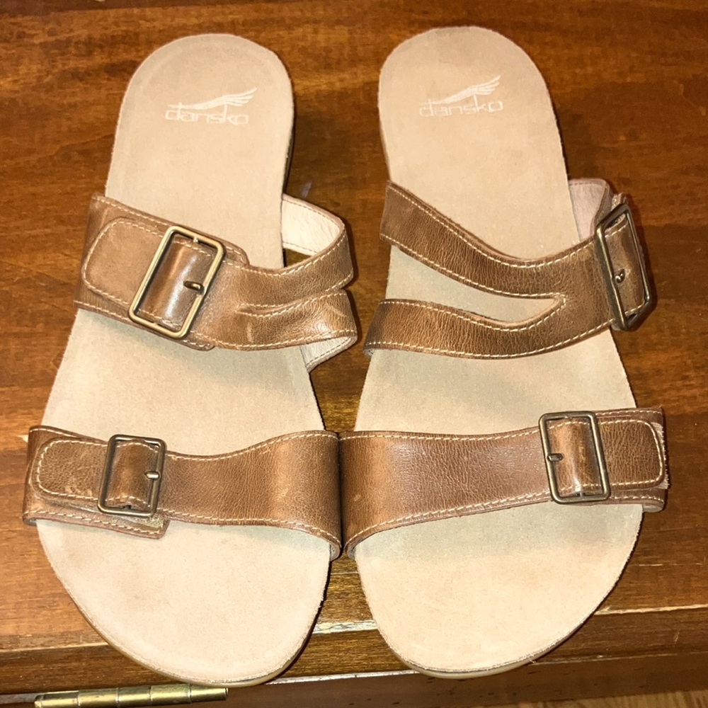 Dansko Leather Slip-on “Rosie” Sandals Size 41 (10.5-11) New-without Box